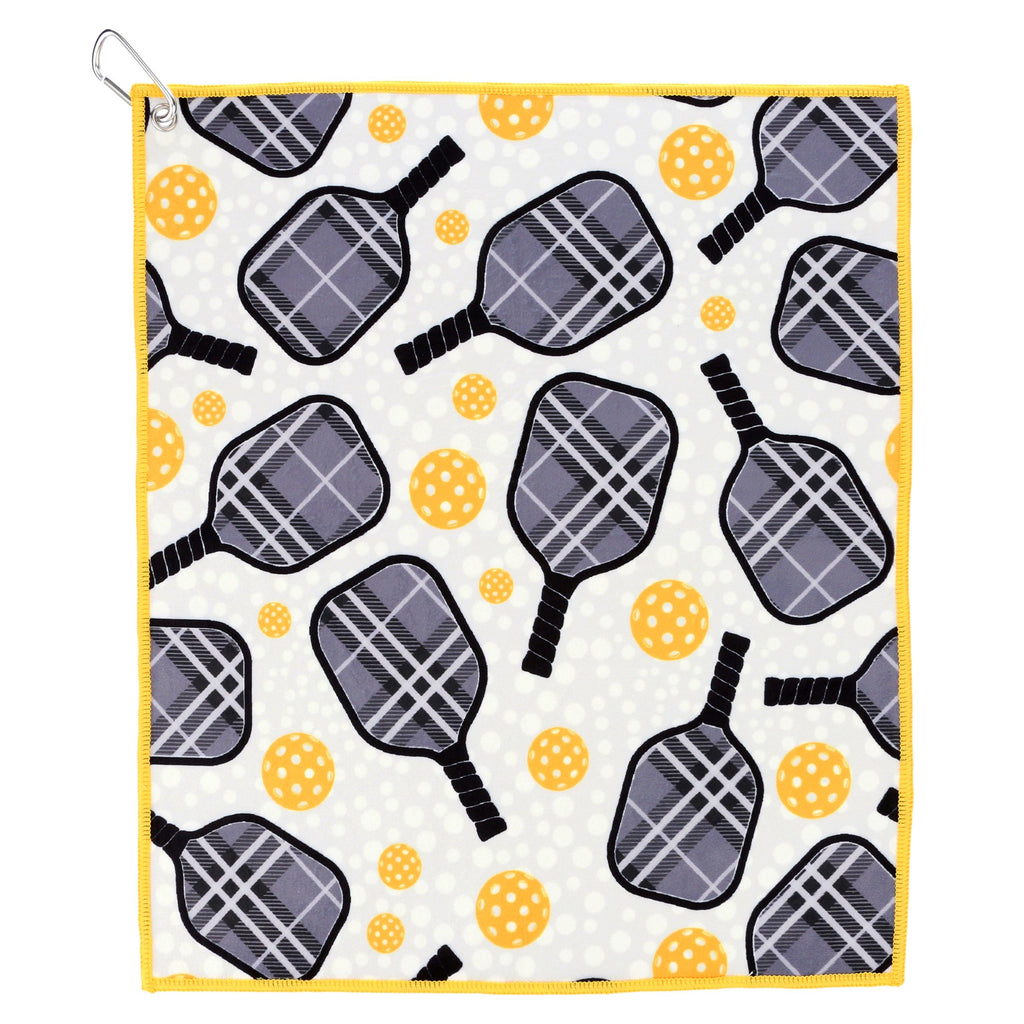 Pickleball Party Time Pickleball Towel - Millie Rose Designs