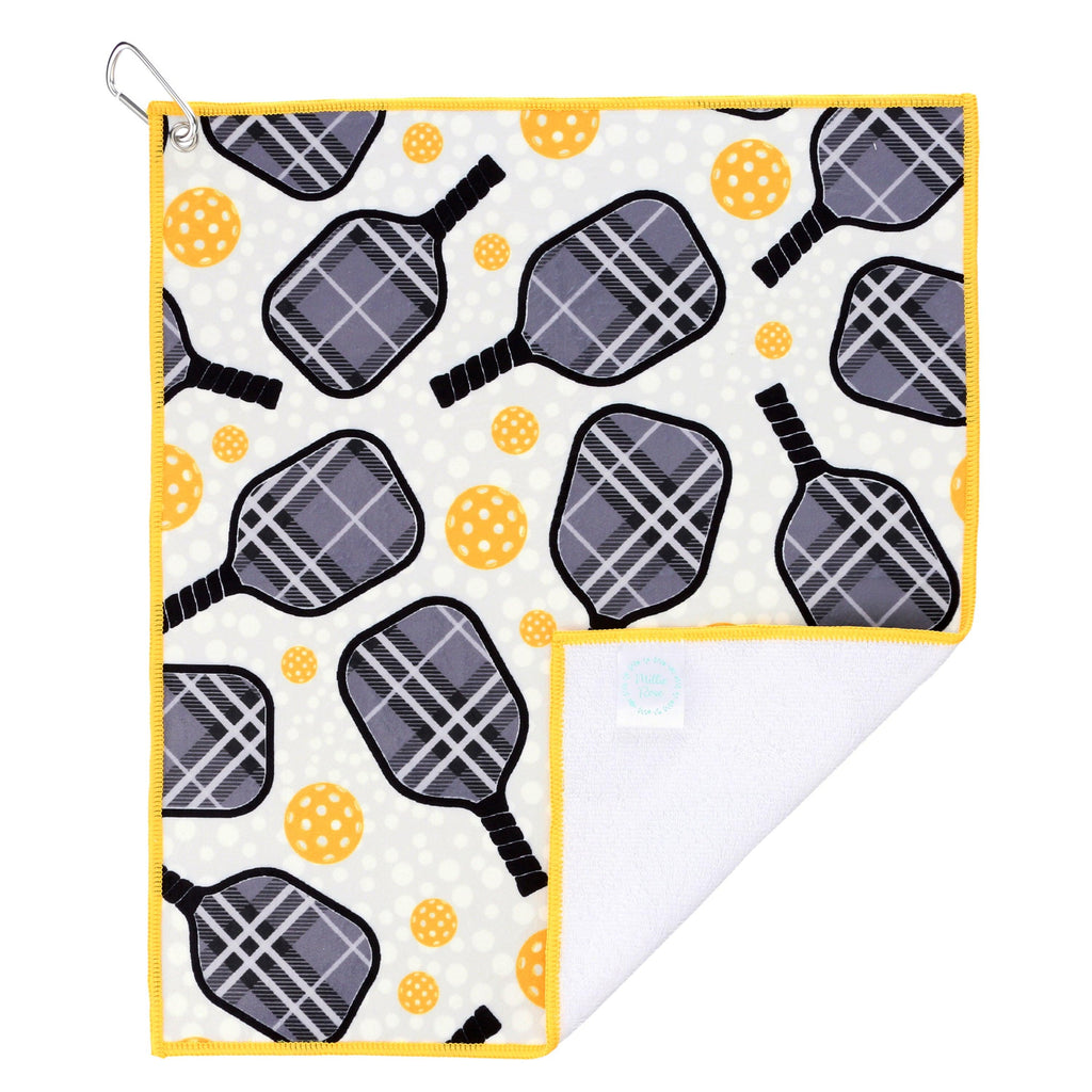 Pickleball Party Time Pickleball Towel - Millie Rose Designs
