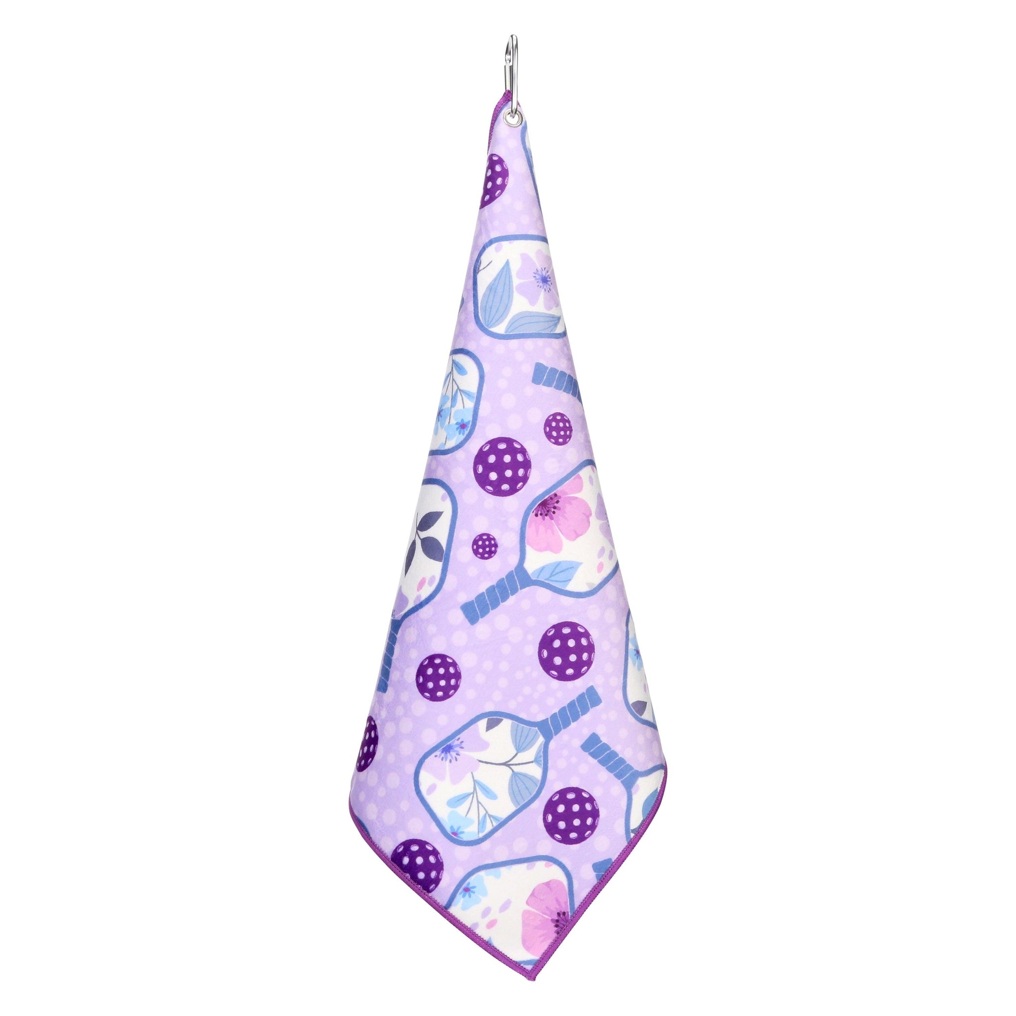 Prettiest Purple Pickleball Towel - Millie Rose Designs