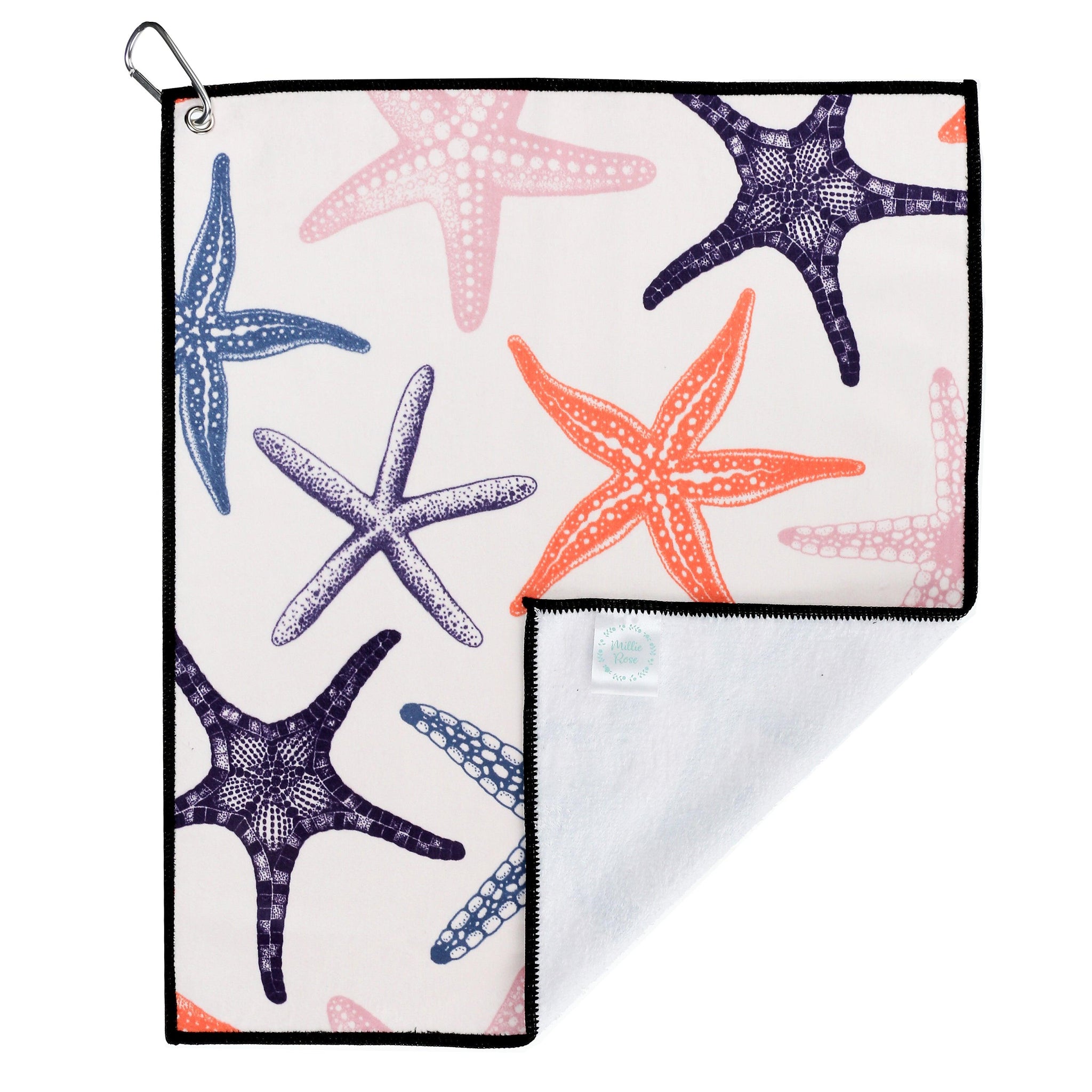 Starfish Golf, Pickleball, Tennis Towel - Millie Rose Designs