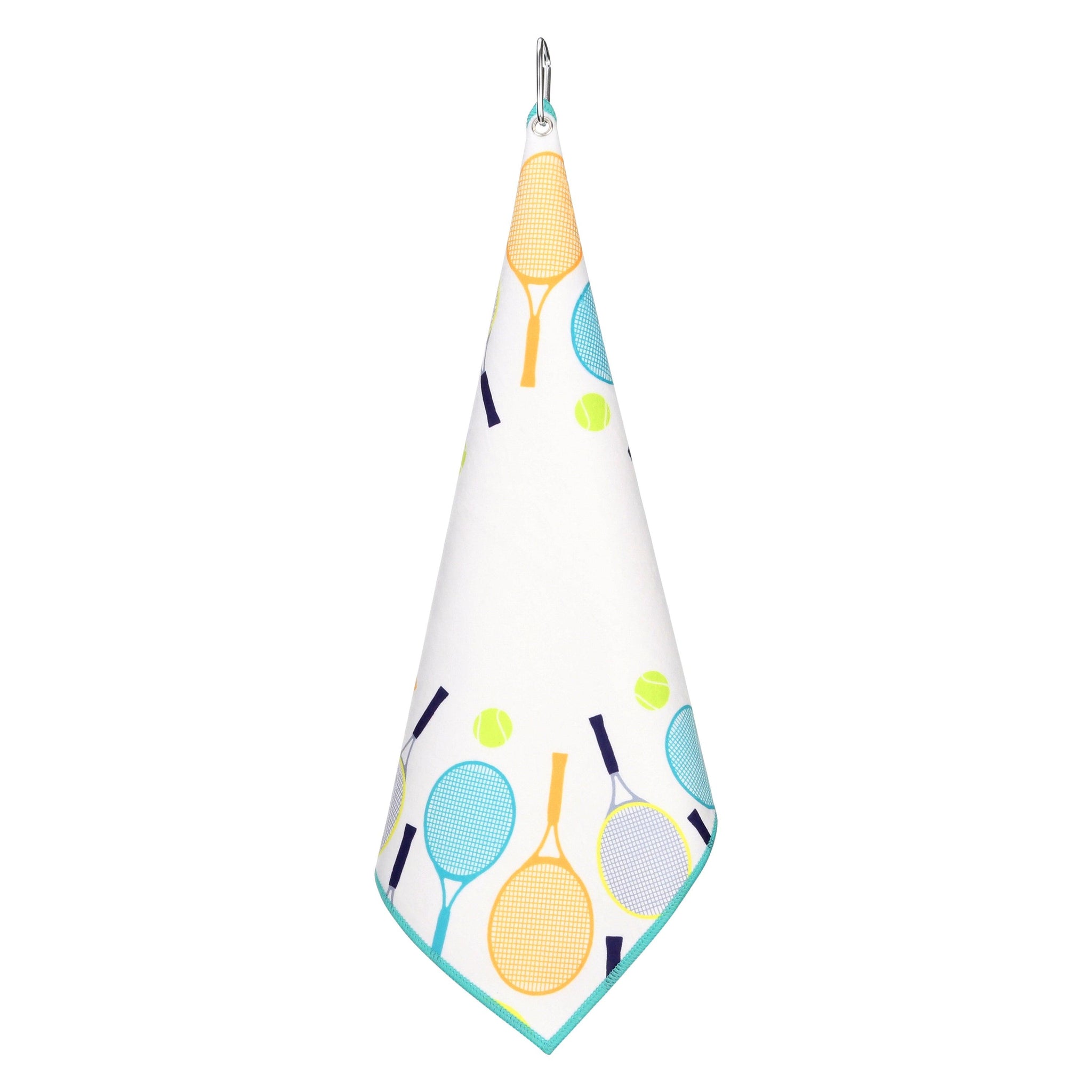 Tennis Racquet Tennis Towel - Millie Rose Designs