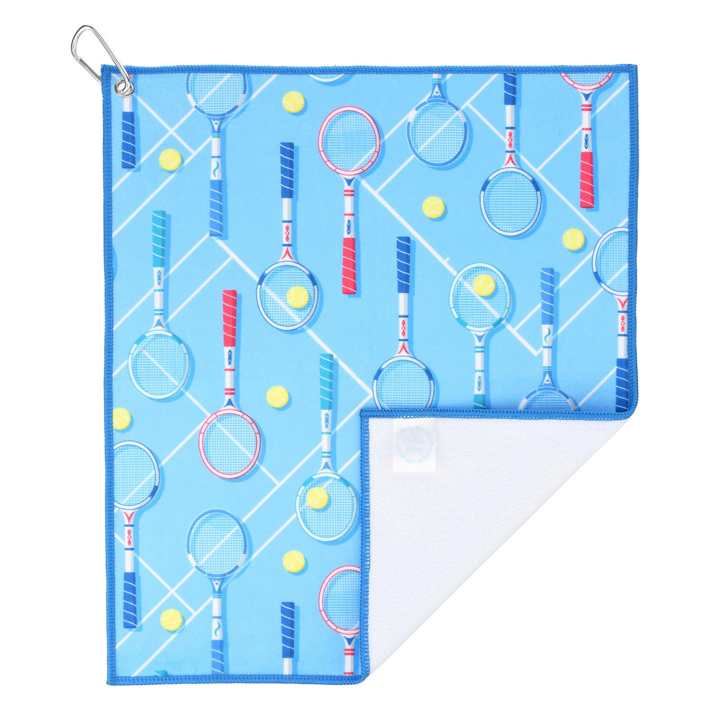 Time for Tennis Tennis Towel - Millie Rose Designs