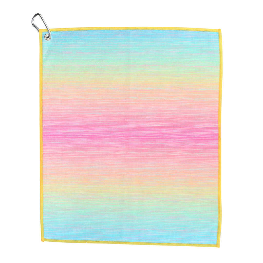 Cotton Candy Ladies Golf, Tennis, Pickleball Towel - Millie Rose Designs