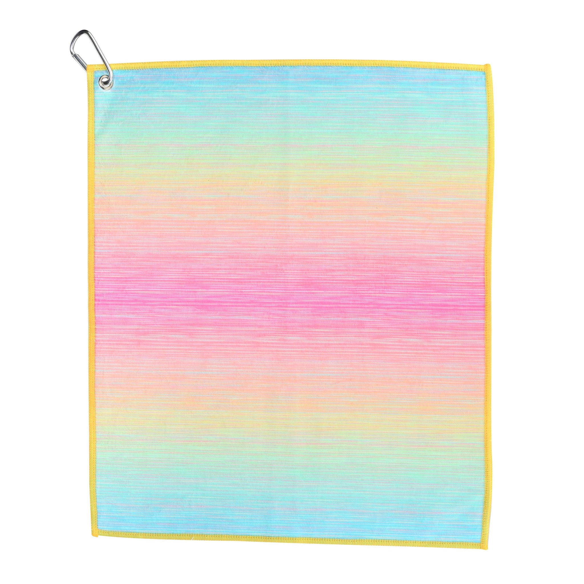 Cotton Candy Ladies Golf, Tennis, Pickleball Towel - Millie Rose Designs
