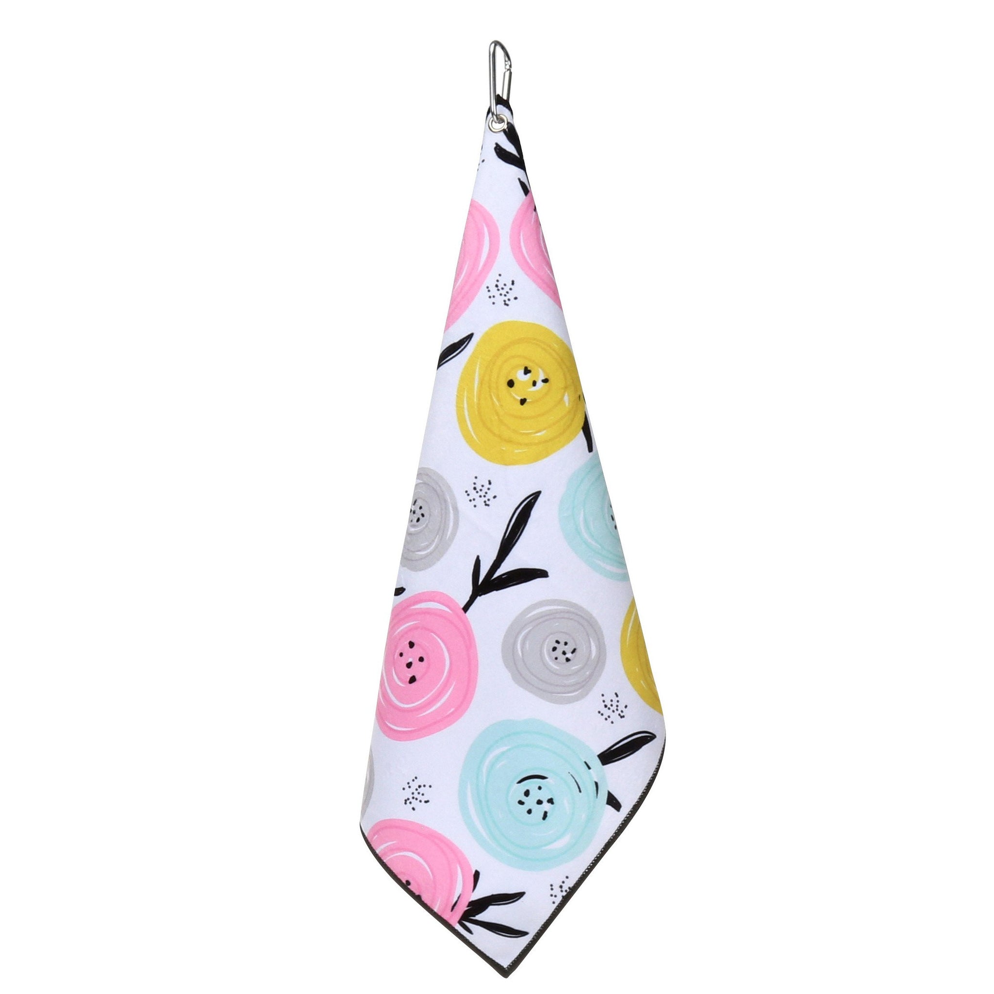 Unique Peony Golf, Tennis, Pickleball Towel - Millie Rose Designs