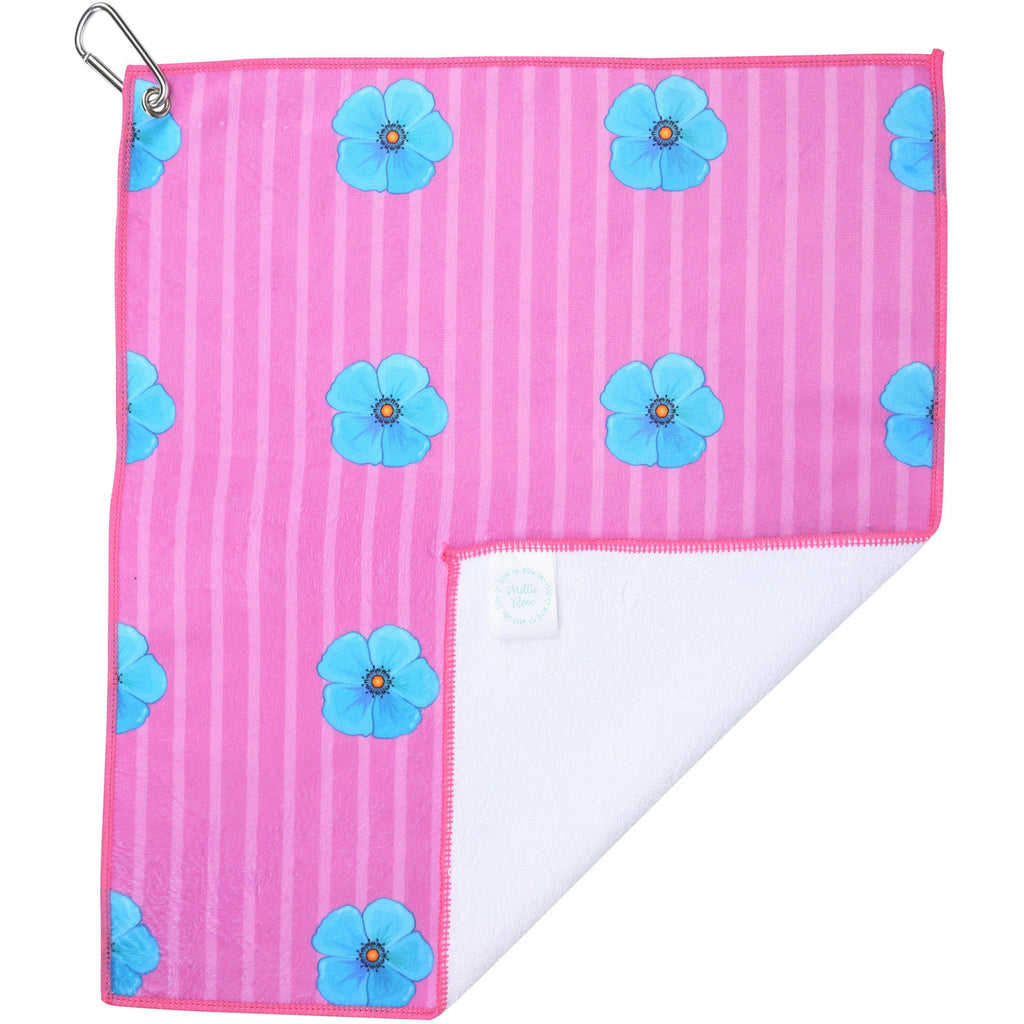 Hibiscus Lane Pickleball, Golf and Tennis Towel - Millie Rose Designs