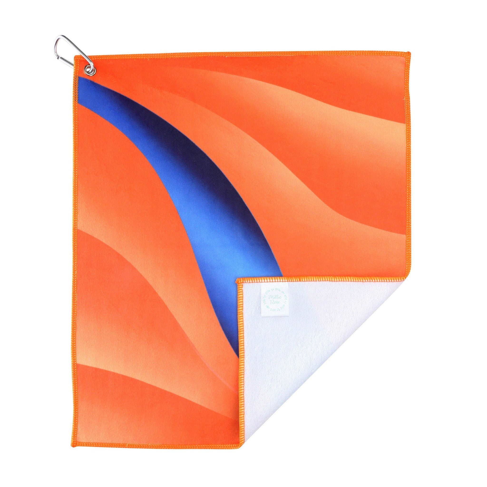 Orange and Blue Gators Golf and Tennis Towel - Millie Rose Designs