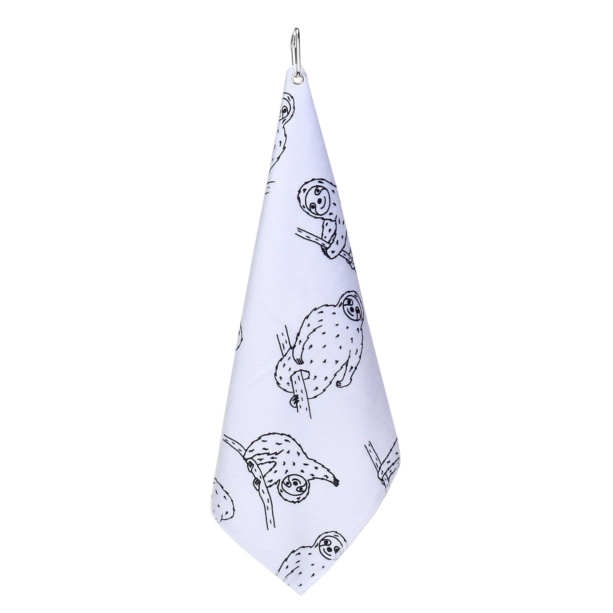 Sloths Golf Towel, Pickleball Towel, Tennis Towel - Millie Rose Designs