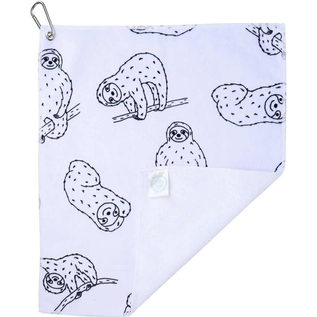 Sloths Golf Towel, Pickleball Towel, Tennis Towel - Millie Rose Designs