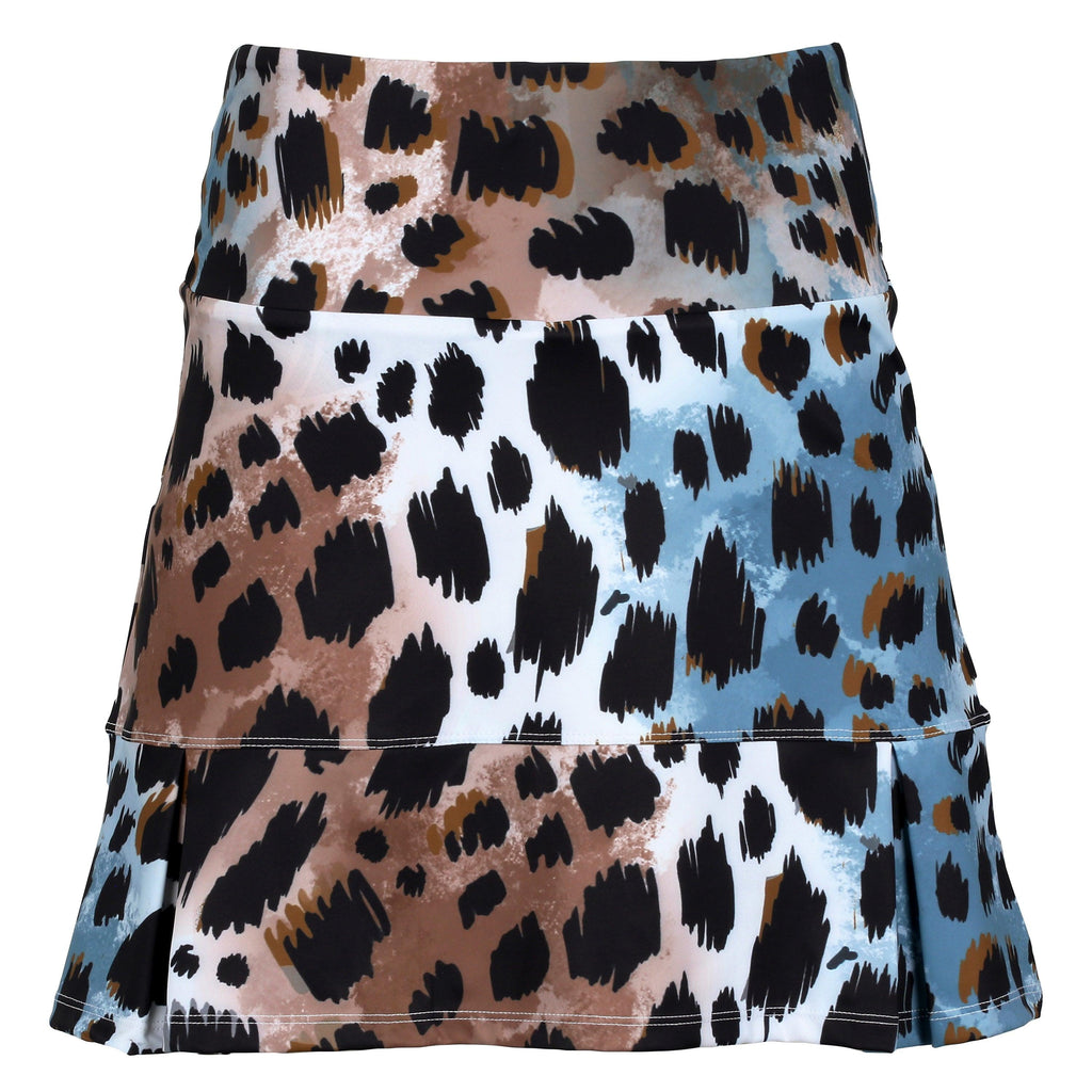 Snow Leopard Women's Golf Skirt and Tennis Skirt - Millie Rose Designs