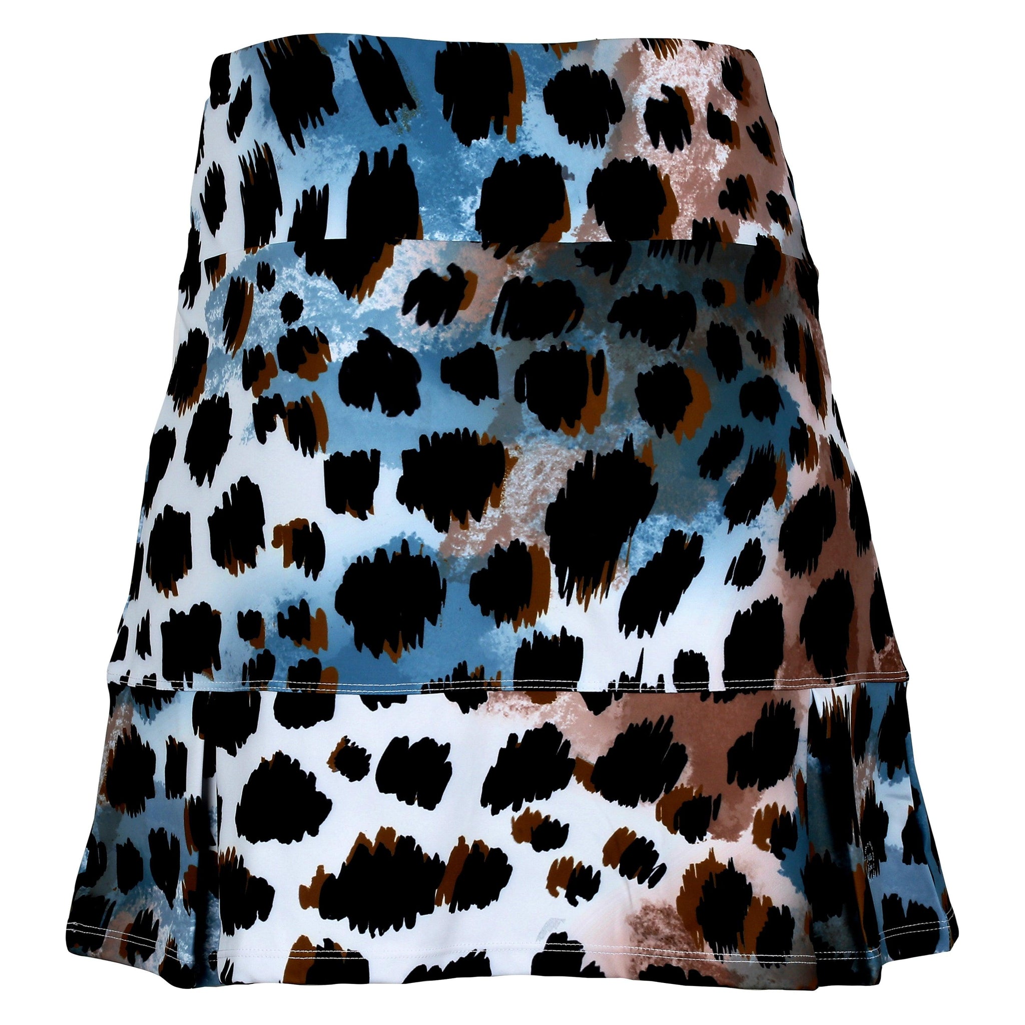Snow Leopard Women's Golf Skirt and Tennis Skirt - Millie Rose Designs